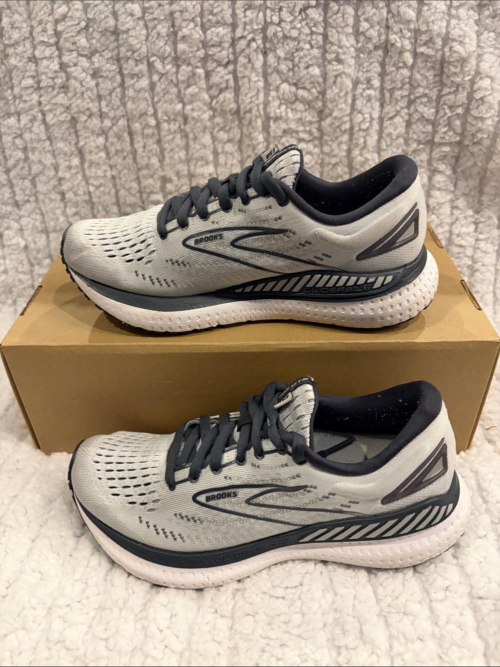 Brooks Men’s Running Shoes - Light Gray and Black